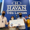 Hospital Auxiliadora de TL recebe o resultado do projeto “Troco Solidário” da Havan realizado no segundo semestre de 2021