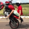 Em Três Lagoas motociclista empina moto na frente de policiais e é detido após perseguição