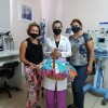 Em Três Lagoas Loja Maçônica Regente Feijó doa polvos de crochê para Maternidade do Hospital