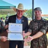 Comando Militar homenageia Prefeito de Três Lagoas Angelo Guerreiro no dia do aniversário do quartel-general