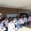 Hospital Auxiliadora de Três Lagoas participa de movimento nacional “Chega de Silêncio”, ato simbólico por crise financeira