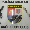 8º BAEP de Prudente prende indivíduo com arma de fogo, alvo de combate ao crime cidade de Regente Feijó