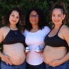 Conheça história das irmãs três-lagoense que ficaram grávidas juntas sem planejar