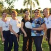 Colaboradores do Hospital de Três Lagoas realizam ação em alusão ao “Janeiro Branco” na lagoa maior