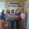 Maçonaria de Três Lagoas doa polvos de crochê para maternidade do Hospital Auxiliadora