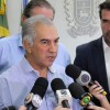 Governador Reinaldo Azambuja anuncia redução na alíquota do ICMS da gasolina, álcool, telecomunicações e energia elétrica