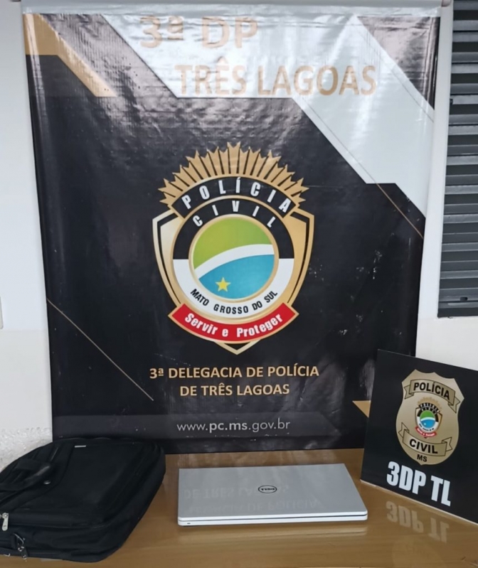 Polícia Civil recupera aparelho notebook furtado na Vila dos Ferroviários em Três Lagoas