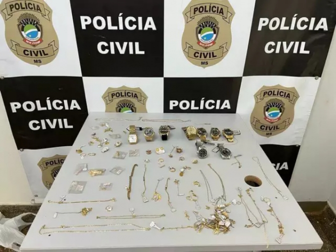 Polícia Civil prende suspeito de furtar R$ 1 milhão em relojoaria de Três Lagoas