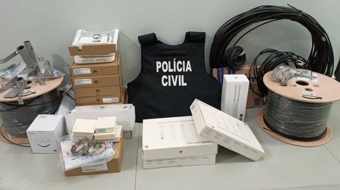 Polícia Civil identifica autor de furto e recupera objetos subtraídos em Água Clara
