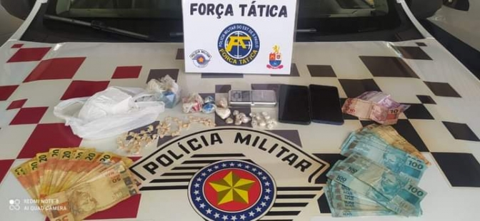 SEMPRE ATENTOS: POLÍCIA MILITAR PRENDE 03 PESSOAS POR TRÁFICO DE DROGAS EM DRACENA
