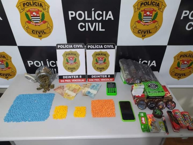 POLÍCIA CIVIL PRENDE TRAFICANTE EM PRESIDENTE VENCESLAU
