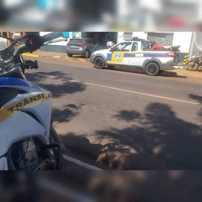 Polícia Militar e Agentes de Trânsito em Três Lagoas recuperam moto furtada em Castilho