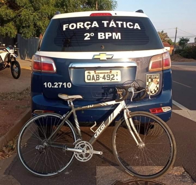 Polícia Militar de Três Lagoas prende autor de furto de bicicleta no Parque São Carlos