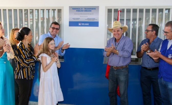 Prefeitura de Três Lagoas inaugura Terminal de Transporte Público Urbano