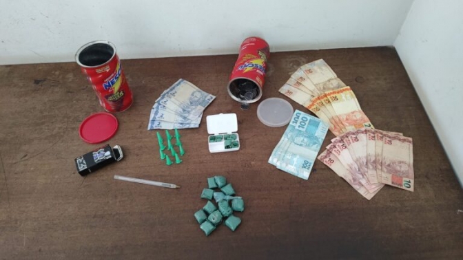 Dono de bar é preso pela Polícia Militar de Birigui acusado de tráfico de drogas