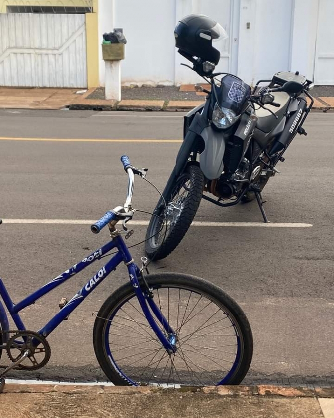 GETAM de Três Lagoas realizando patrulhamento na região da rodoviária recupera bicicleta furtada