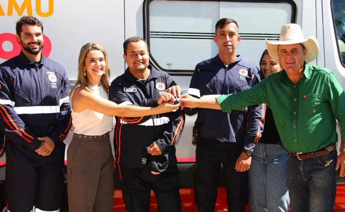 SAMU de Três Lagoas ganha nova ambulância