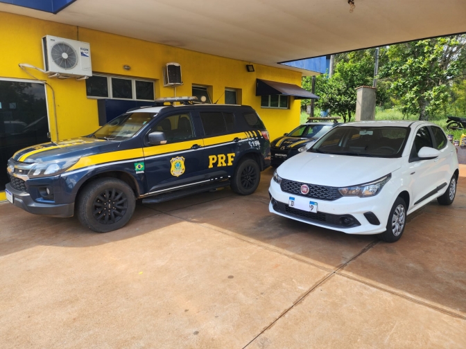 Polícia Rodoviária Federal de Três Lagoas recupera veículo furtado em Campinas