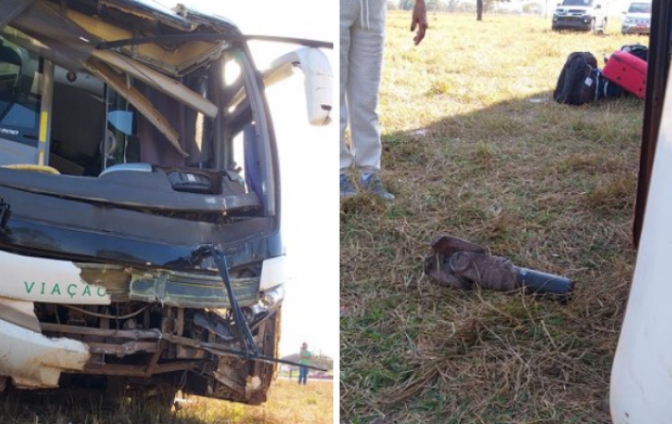 Motorista de ônibus da Viação Motta morre em acidente na BR-262 em Três Lagoas