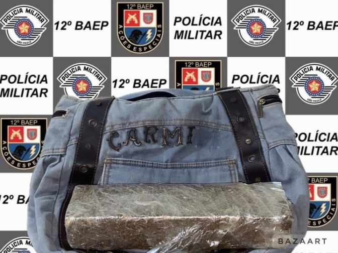 BAEP prende morador do Recanto Verde com tijolo de maconha, alvo de combate ao crime cidade de Birigui