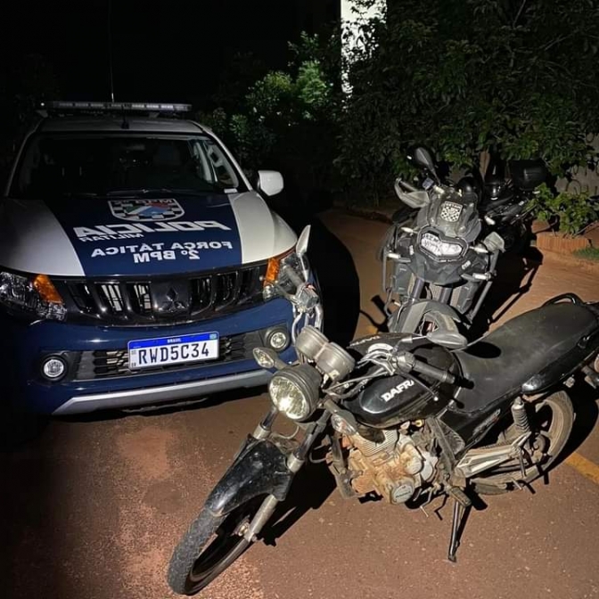 Polícia Militar prende autores de FURTO e RECEPTAÇÃO e recupera motocicletas em Três Lagoas
