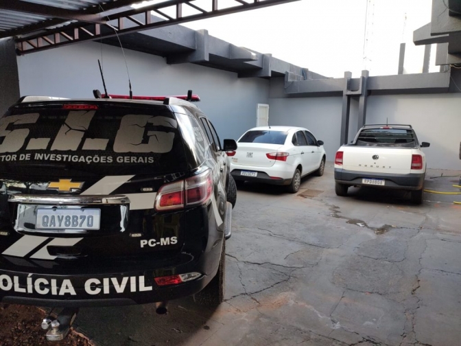 Polícia Civil de Três Lagoas recupera veículos furtados na Bahia e prende homem por receptação