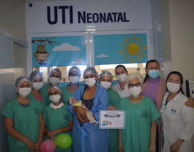 UTI Neonatal do Hospital de Três Lagoas tem alta de 3 crianças no mesmo dia