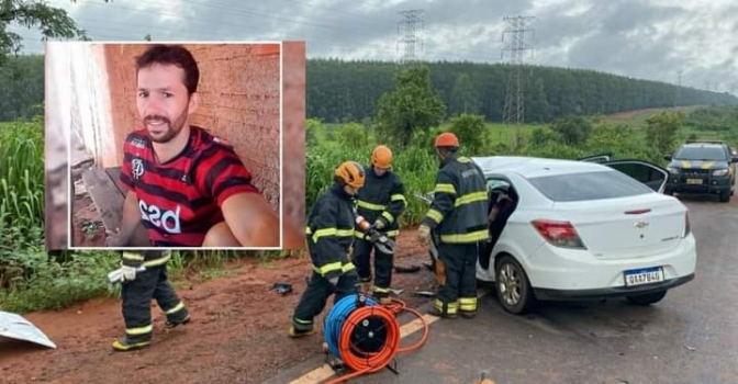 Motorista morre após batida frontal entre carro e caminhonete entre Três Lagoas e Água Clara