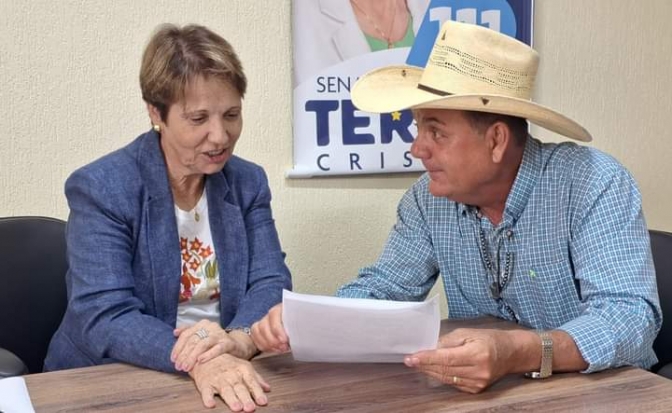 Prefeito de Três Lagoas pediu ajuda da Senadora Tereza Cristina para projetos do município
