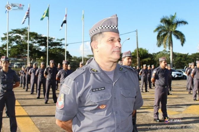 Major PM Ivan Garcia é promovido ao posto de Tenente Coronel e agora é o novo comandante do 25º BPM/I de Dracena