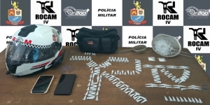 POLÍCIA MILITAR DE BIRIGUI PRENDE HOMEM POR TRÁFICO DE DROGAS NO BAIRRO SANTO ANTÔNIO