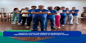 Santa Casa de Birigui empossa membros da CIPA para gestão 2.026