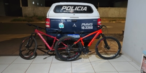 Polícia Militar de Três Lagoas  prende ladrão de bicicletas