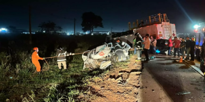 Acidente na Rodovia Federal BR 262 em Três Lagoas mata jovem de 19 anos