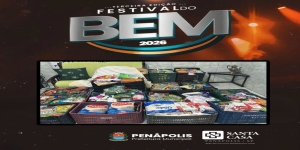 Festival do Bem entrega alimentos para Santa Casa de Penápolis 