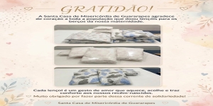 Santa Casa de Guararapes agradece as doações de lençóis para maternidade 