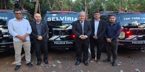 POLÍCIA CIVIL DE SELVÍRIA RECEBE NOVA VIATURA