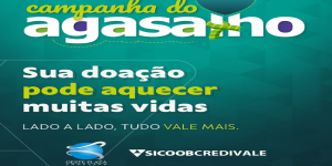  Sicoob Credivale no Oeste Plaza Shopping de Andradina Participou da Campanha do Agasalho