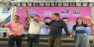 Mais de 2 mil pessoas marcam lançamento das campanhas de Eduardo Rocha e Vitor Rocha em Campo Grande