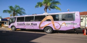 ÔNIBUS ROSA VAI PERCORRER A CIDADE DE ANDRADINA DURANTE O SETEMBRO