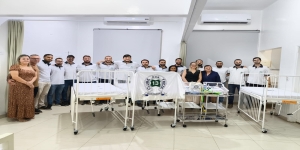 Clube dos Treze doa berços infantis, berços para recém nascidos e Baby Puff para Santa Casa de Guararapes 