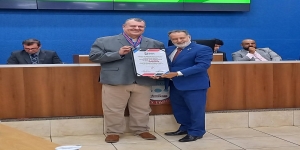 PRESIDENTE DO LIONS CLUBE DE TRÊS LAGOAS É HOMENAGEADO NA CÂMARA DE VEREADORES DE TL