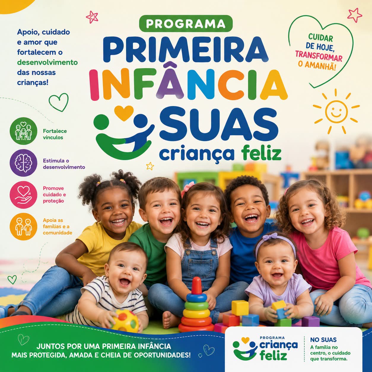 PROGRAMA CRIANÇA FELIZ FORTALECE O CUIDADO COM A PRIMEIRA INFÂNCIA EM ANDRADINA  