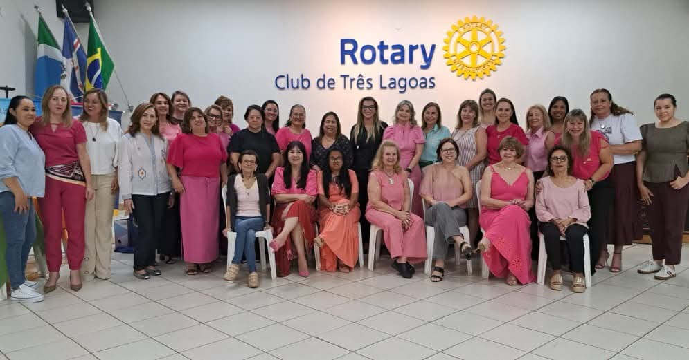 Rotary Club de Três Lagoas promove palestra sobre Saúde da Mulher e Outubro Rosa 
