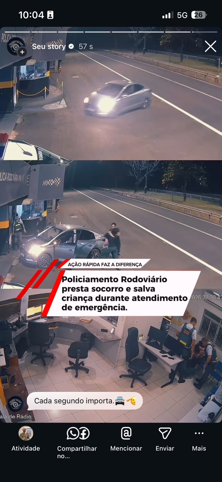POLÍCIA RODOVIÁRIA DE ANDRADINA REALIZA MANOBRA DE REANIMAÇÃO EM CRIANÇA ENGASGADA E SALVA VIDA