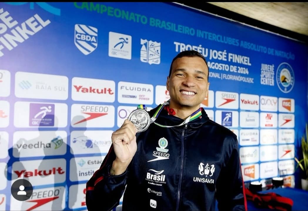 Nadador de Andradina convocado para a Seleção Brasileira Absoluta