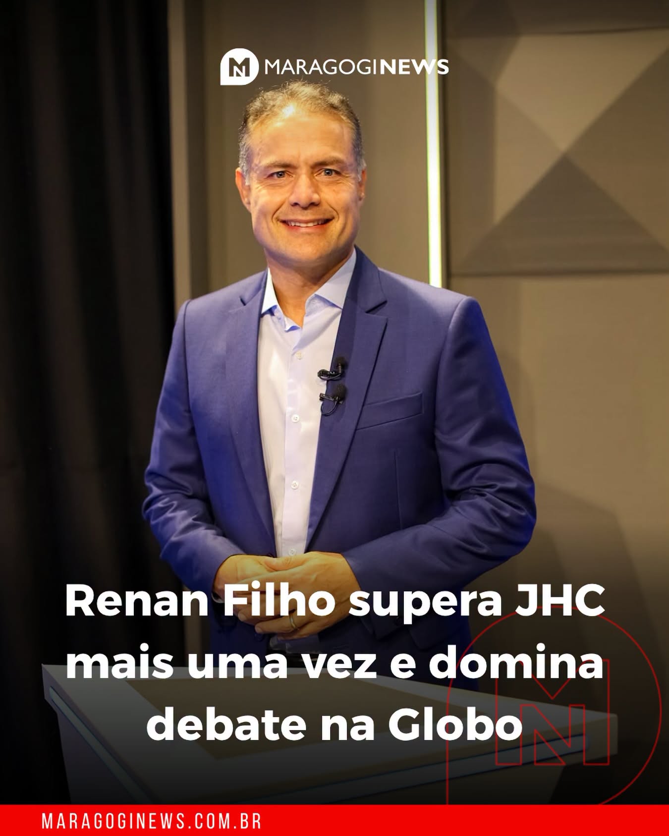 RENAN FILHO SUPERA JHC MAIS UMA VEZ E DOMINA O DEBATE NA GLOBO 