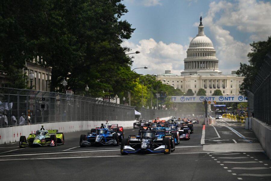 A corrida da IndyCar nas ruas de Washington D.C. é um sucesso de audiência na FOX