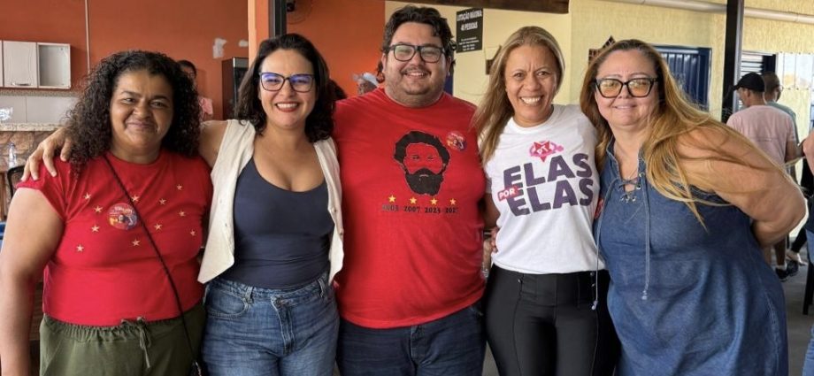 PT de Três Lagoas intensifica mobilização para reeleição de Lula com ações em bairros e feiras