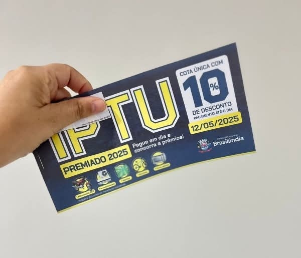 IPTU 2025: PREFEITURA DE BRASILÂNDIA MS, ENTREGA CARNÊS E LANÇA CAMPANHA "IPTU PREMIADO"
